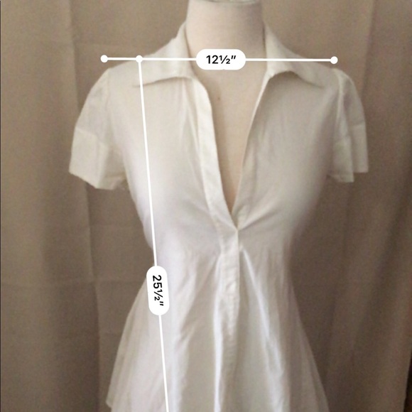 BCBGMAXAZRIA V-Neck Tie Back Top - Picture 8 of 8